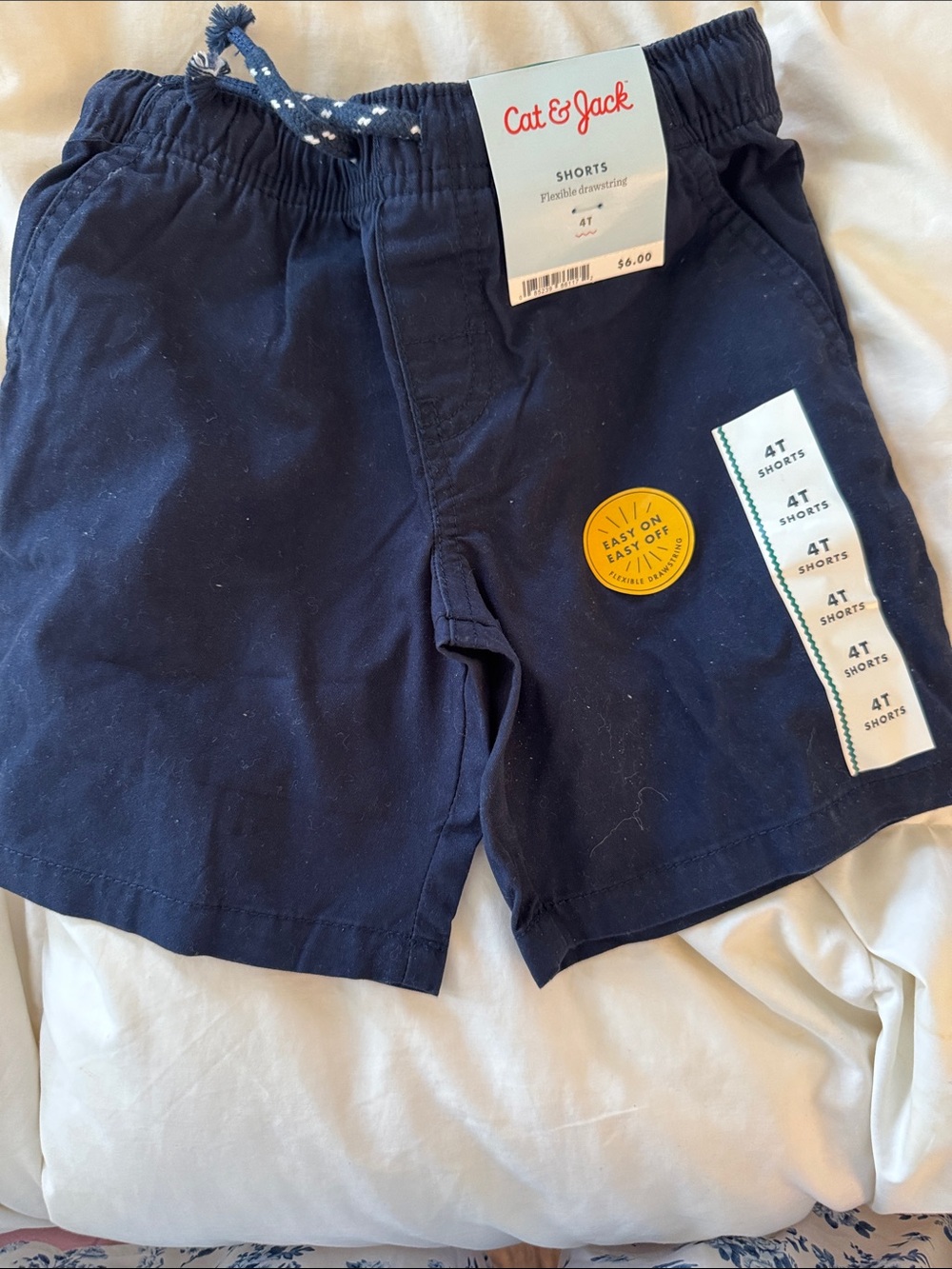 Cat & Jack Navy Toddler Boys' Pull-On Shorts